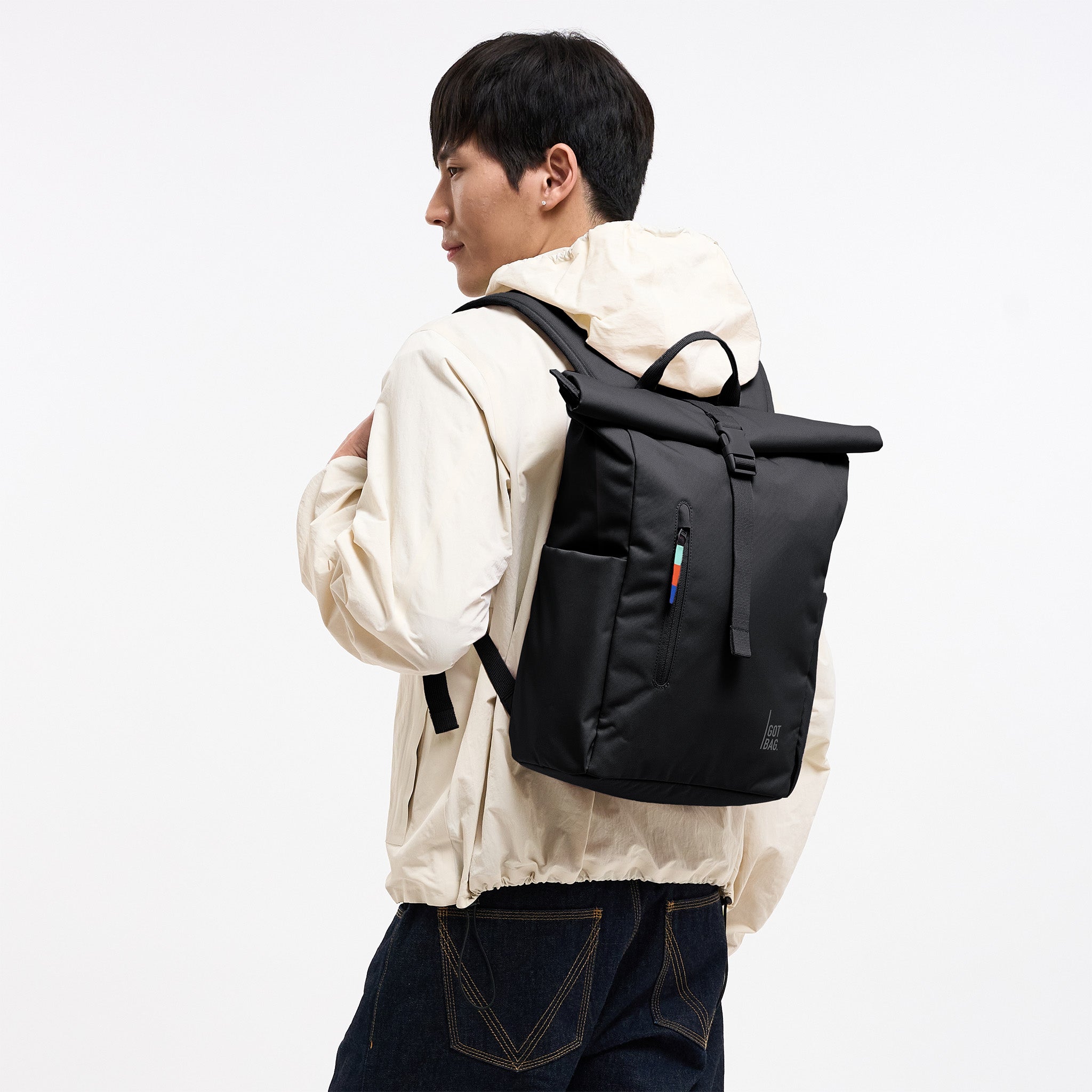 GOT BAG Rolltop Easy Small Black