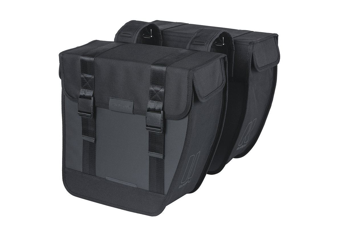 Basil Doppelpacktasche Tour Waterproof XL schwarz