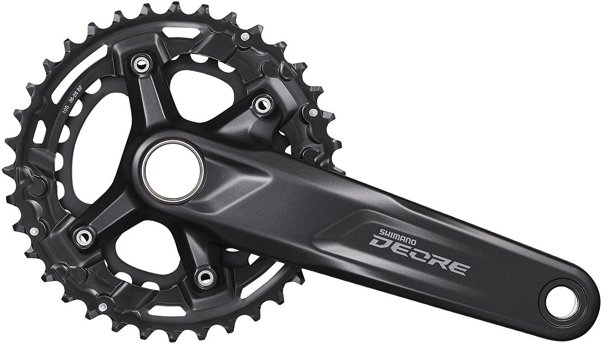 Shimano Kettenradgarnitur Deore FCM4100 2-PIECE 36x26 Zähne / Boost schwarz 175 mm EFCM41002BEX66