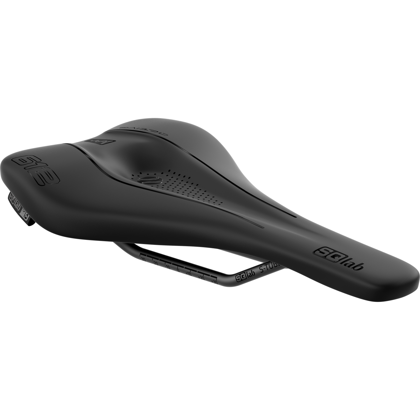 SQlab Sport Sattel 612 Ergowave Active 2.1 S-Tube – Seitenansicht schräg