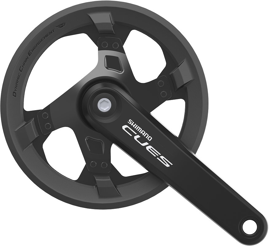 Shimano Kettenradgarnitur Cues FCU40001 4-kant 42 Zähne schwarz 175 mm EFCU40001EB2C