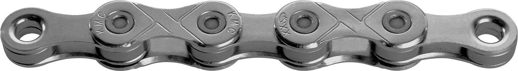 KMC E-Bike Kette e1 Narrow EPT WAXED Nabenschaltung silber 130 Glieder, 1/2" x 3/32"