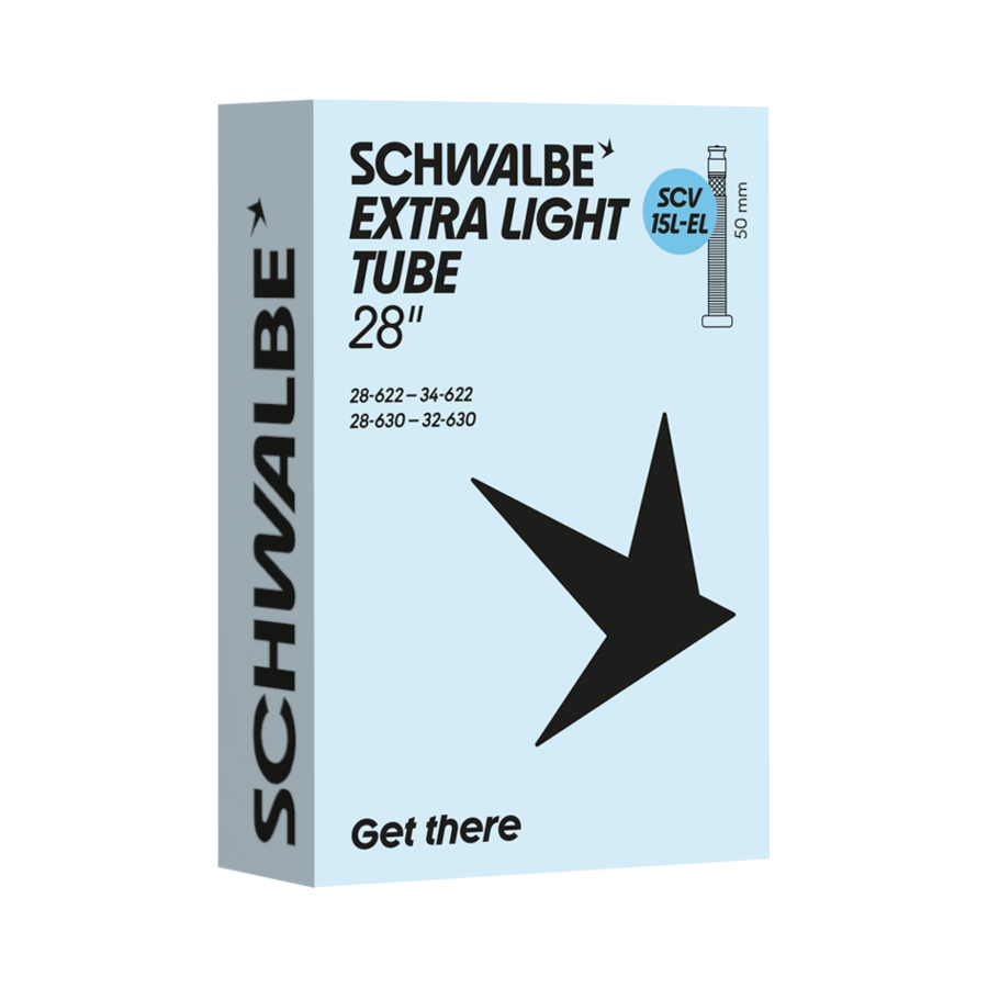 Schwalbe Fahrradschlauch Extra Light SCV15L-EL Nr.15  28" Extra Light SCV 50 mm 28/34-622/ 630