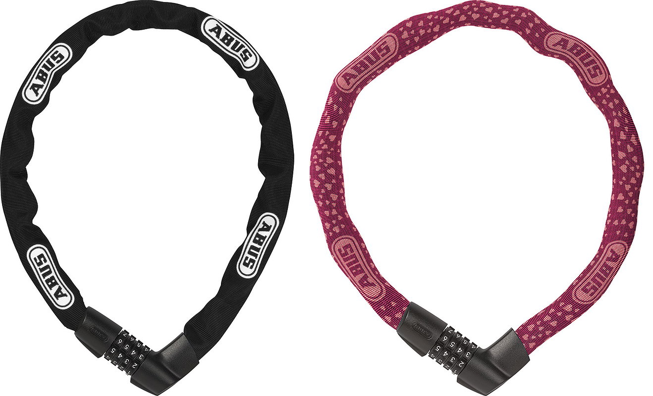 ABUS Zahlen-Kettenschloss Tresor 1385/75 black 6 mm schwarz 75 cm