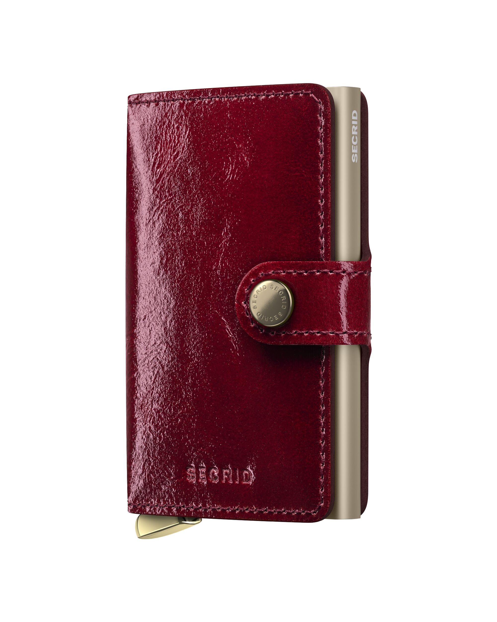 Secrid Miniwallet Naplak Red+ – Vorderansicht