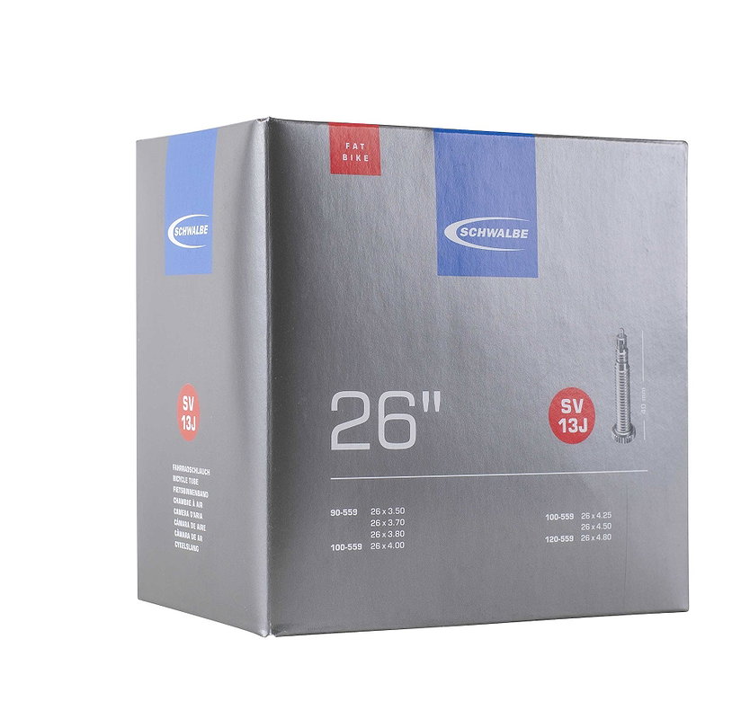 Schwalbe Fahrradschlauch SV Ventil Nr. 13J 26" 40 mm 90/120-559