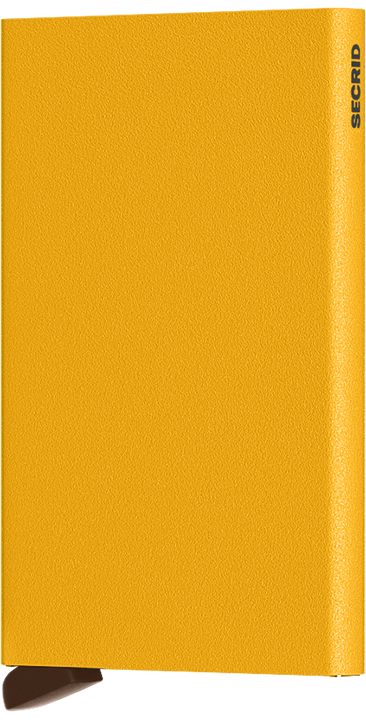Secrid Cardprotector Powder Ochre – Vorderansicht
