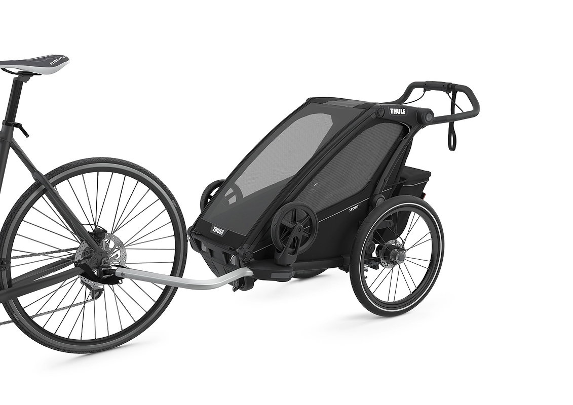 Thule Kinderanhaenger Chariot Sport 1 Sitzer mitternachts schwarz