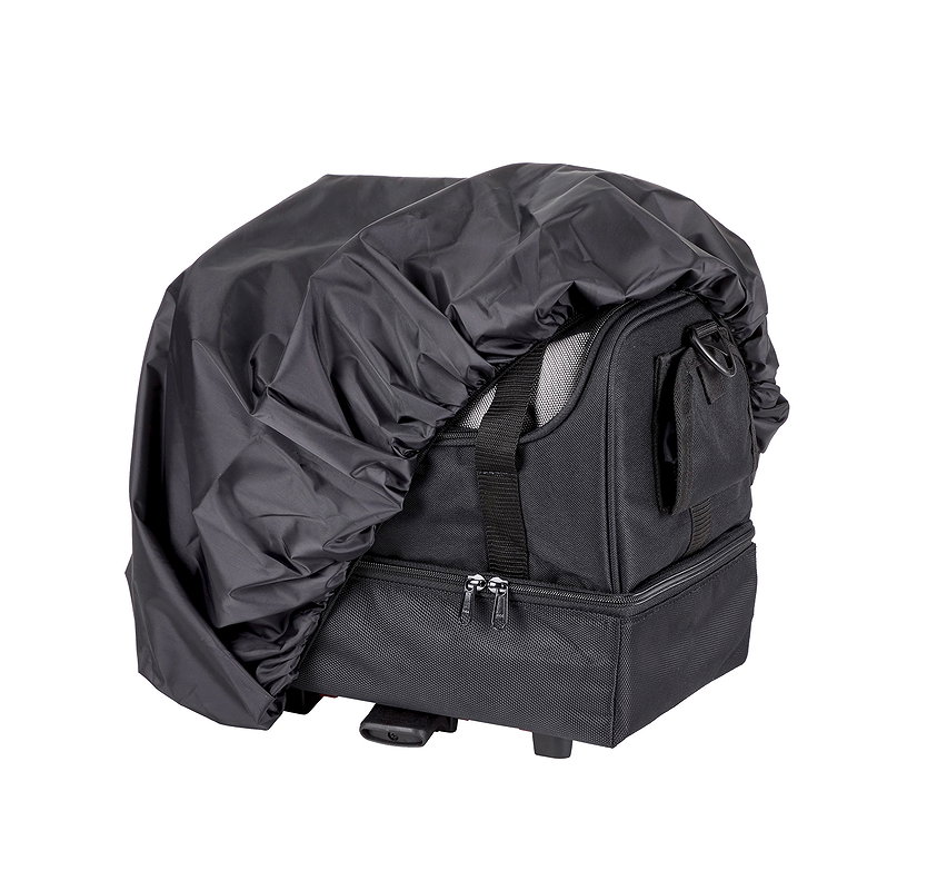 MATRIX Gepäckträgertasche UniKlip schwarz/silber