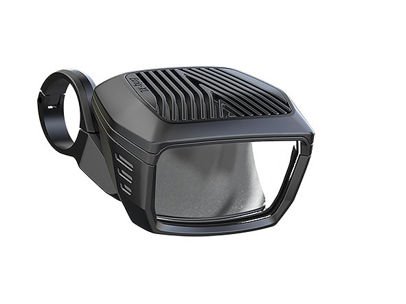 B&M digitales Kurvenlicht Lumotec Briq-XL E schwarz 150 Lux 156-01 Anschlußkabel offenes Ende+