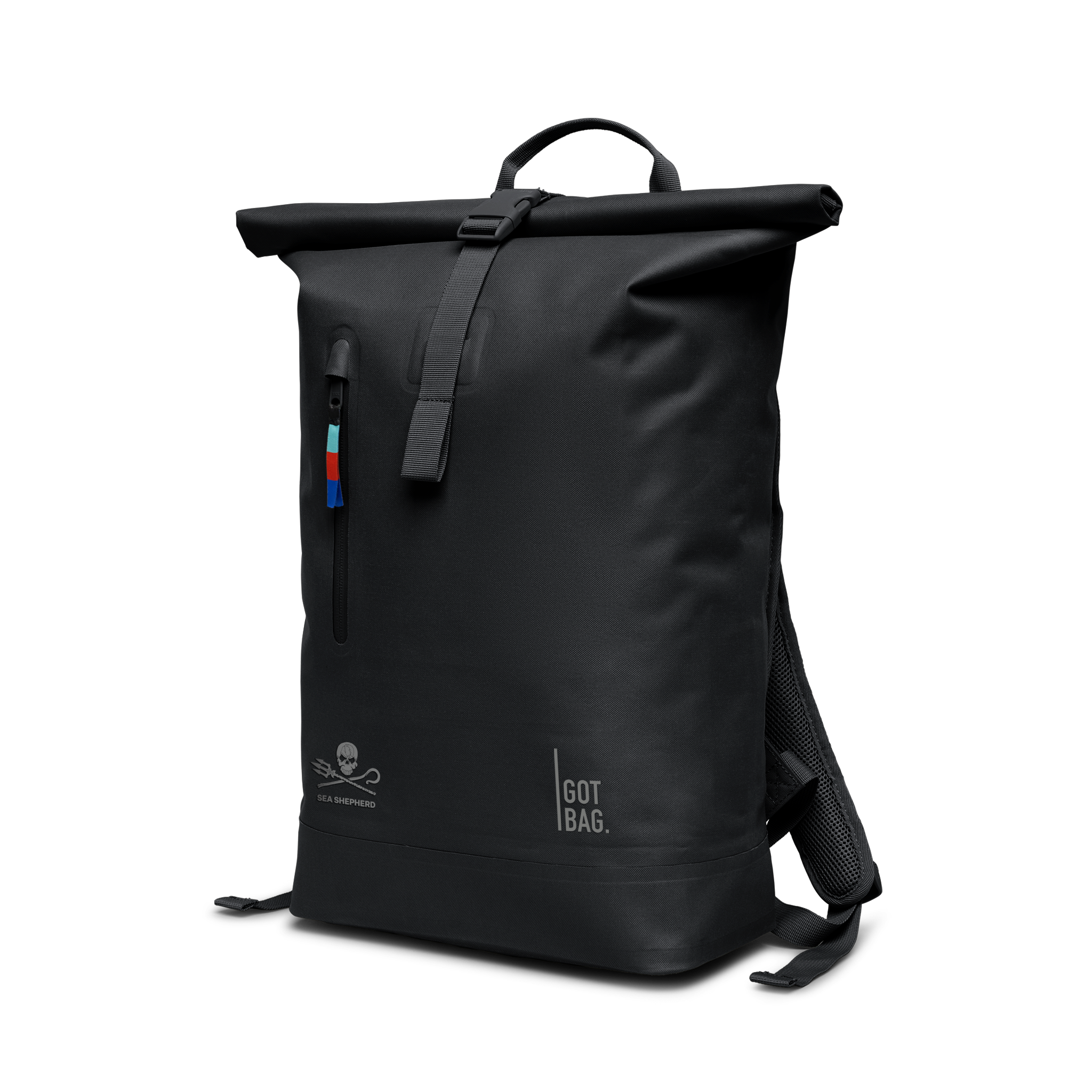 GOT BAG Rolltop Lite 2.0 Sea Shepherd Black