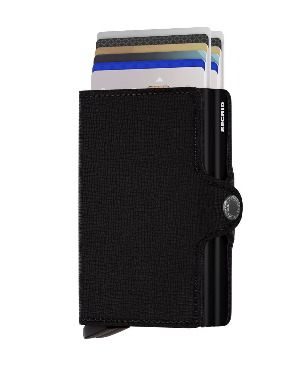 Secrid Twinwallet Crisple Black – mit Karten