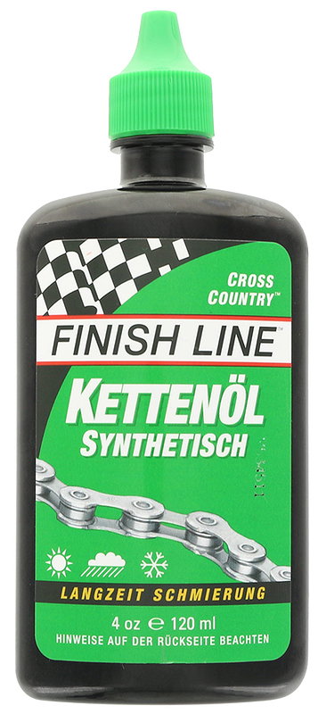 FINISH LINE Kettenöl Cross Country 120 ml Tropfflasche