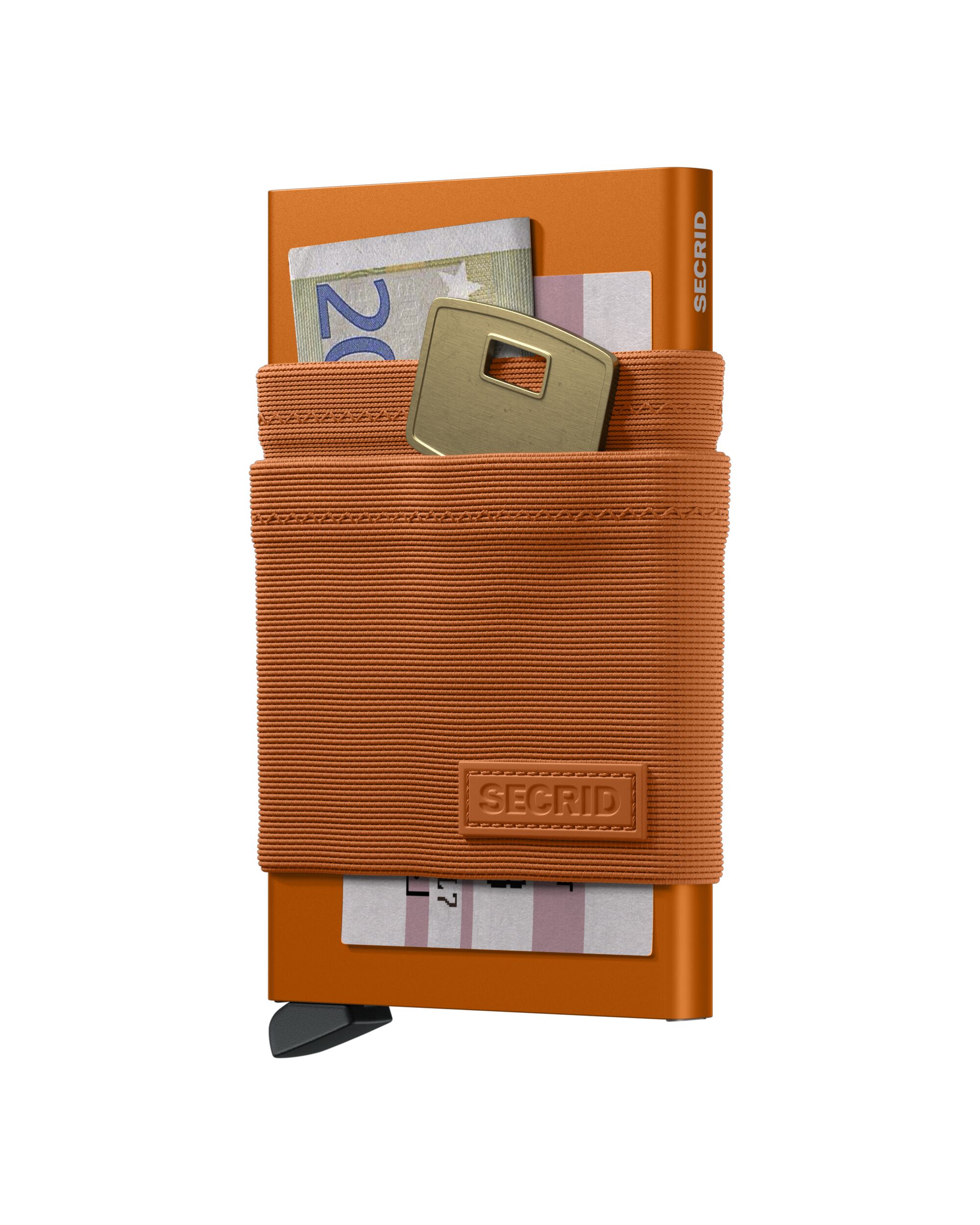 Secrid Flexwallet Orange – mit Inhalt