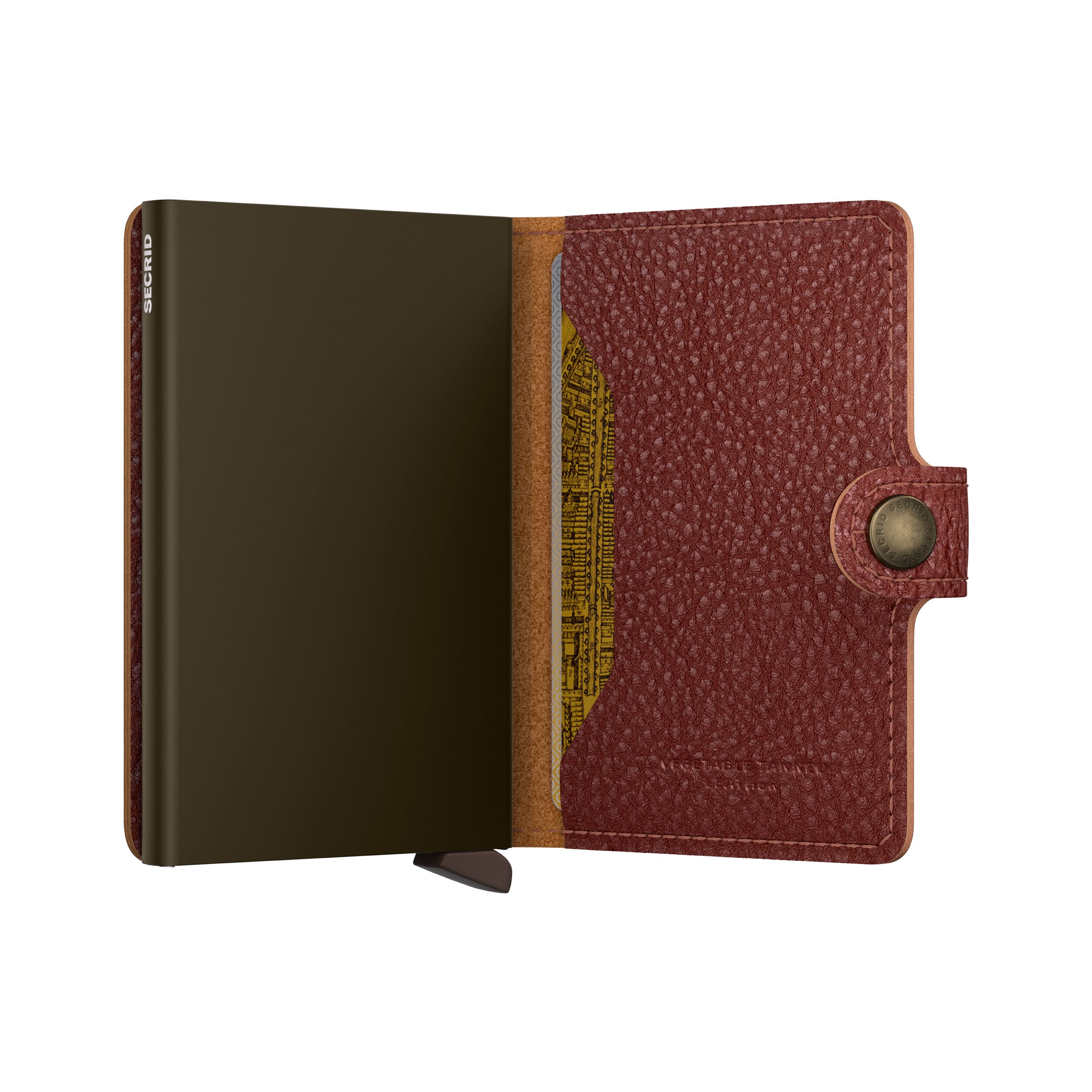 Secrid Miniwallet Vegetable Tanned Tuscan – Schrägansicht