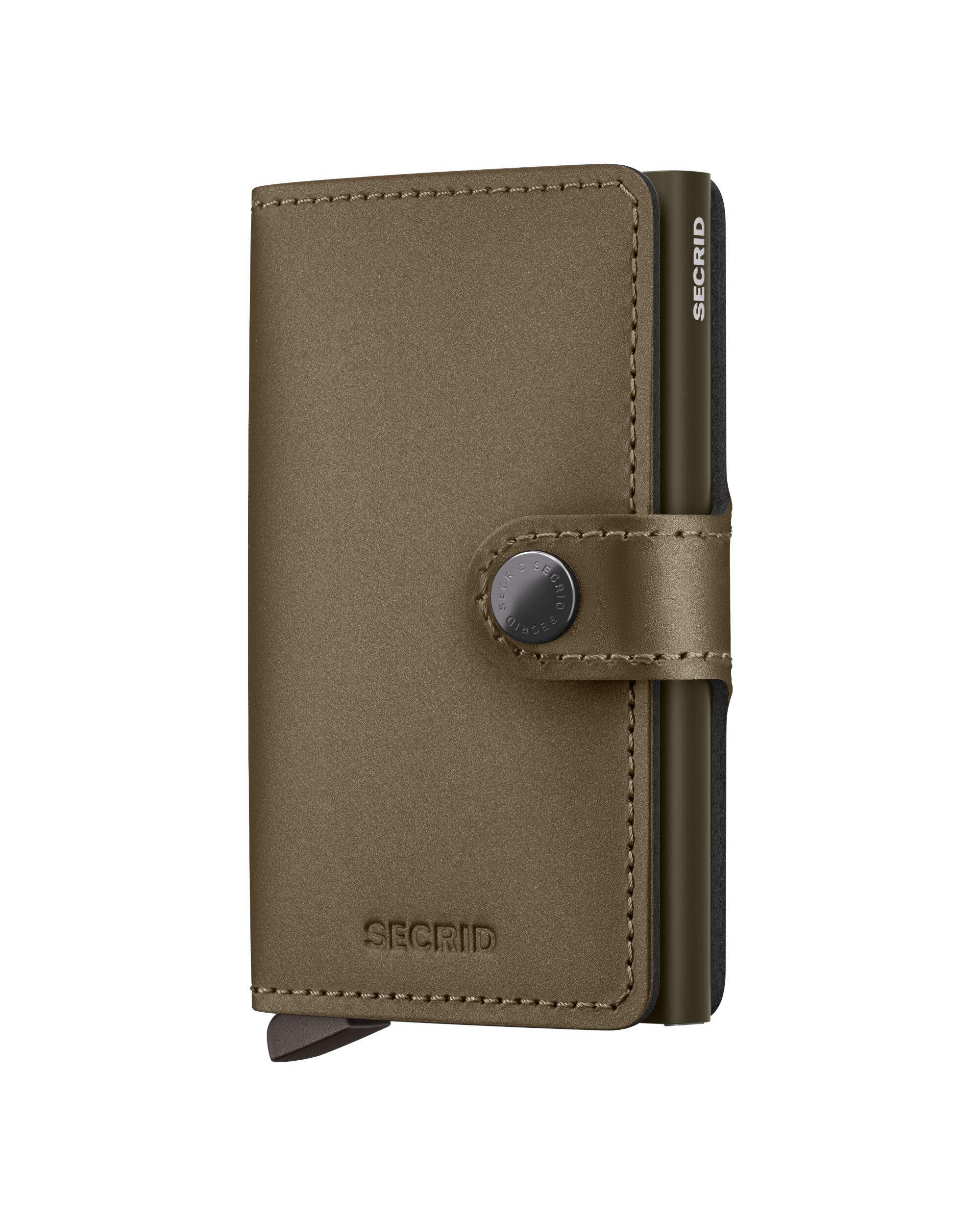 Secrid Miniwallet Matte Satin Bronze – Vorderansicht