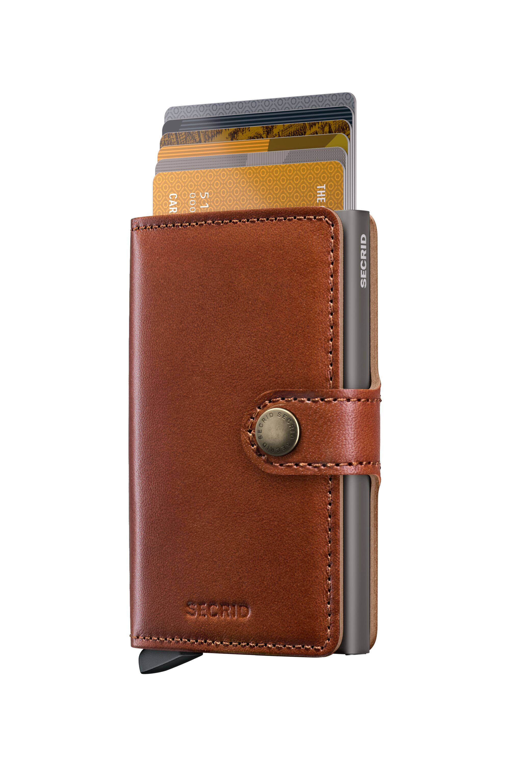 Secrid Miniwallet Texano Saddle – mit Karten