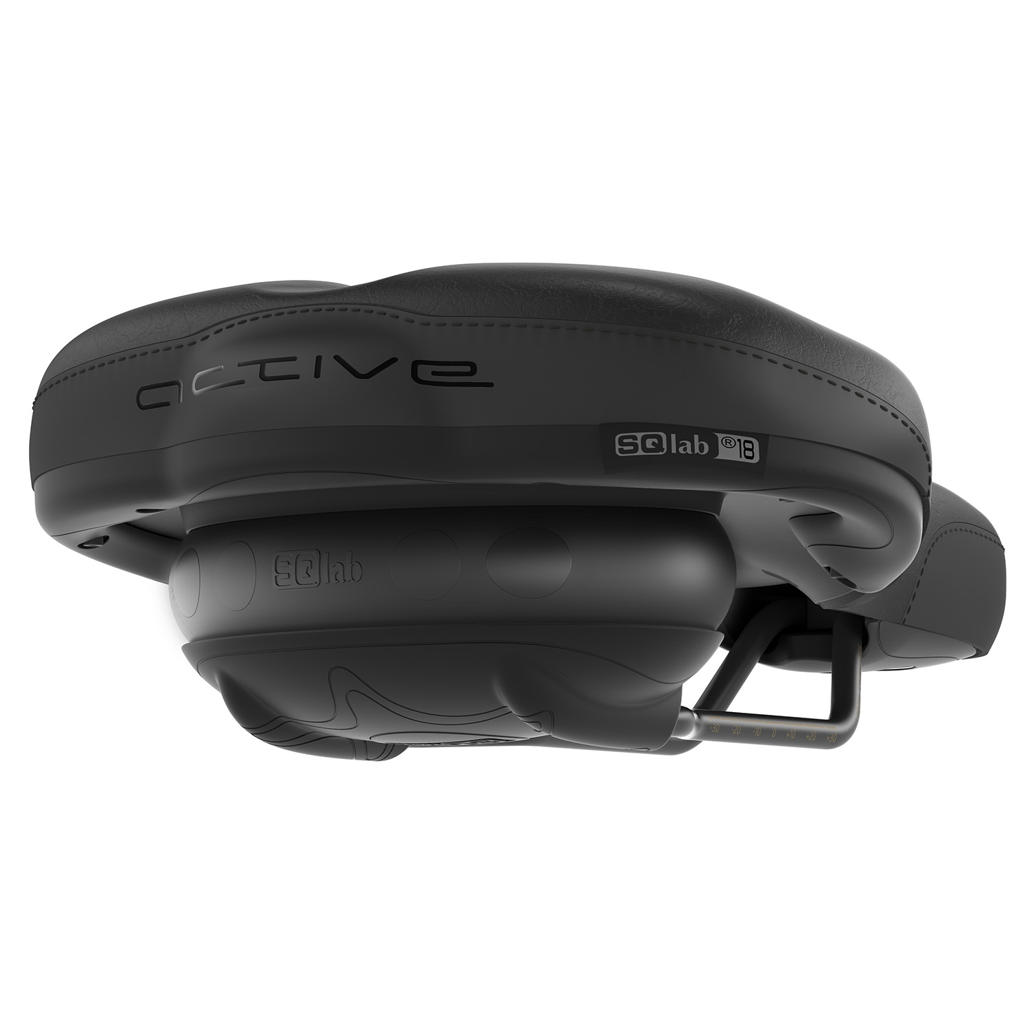 SQlab City Sattel 621 Ergolux Active 2.0 – Ansicht schräg hinten