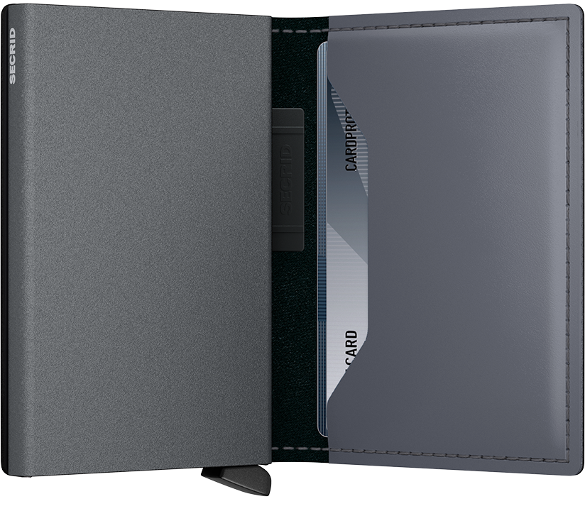 Secrid Bandwallet Matte Grey-Black – Einzelteile