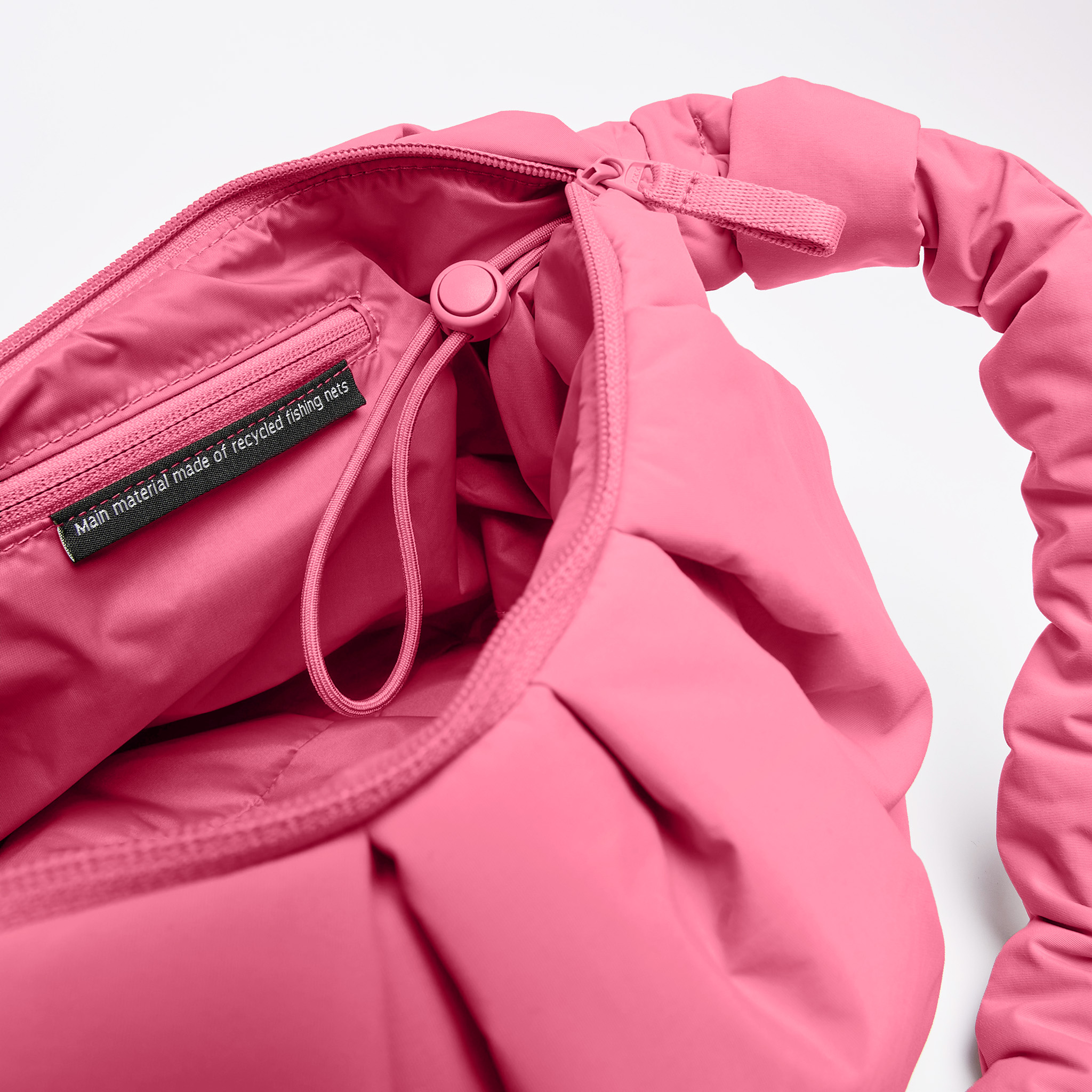 GOT BAG Pleat Moon Bag Large Salina Pink