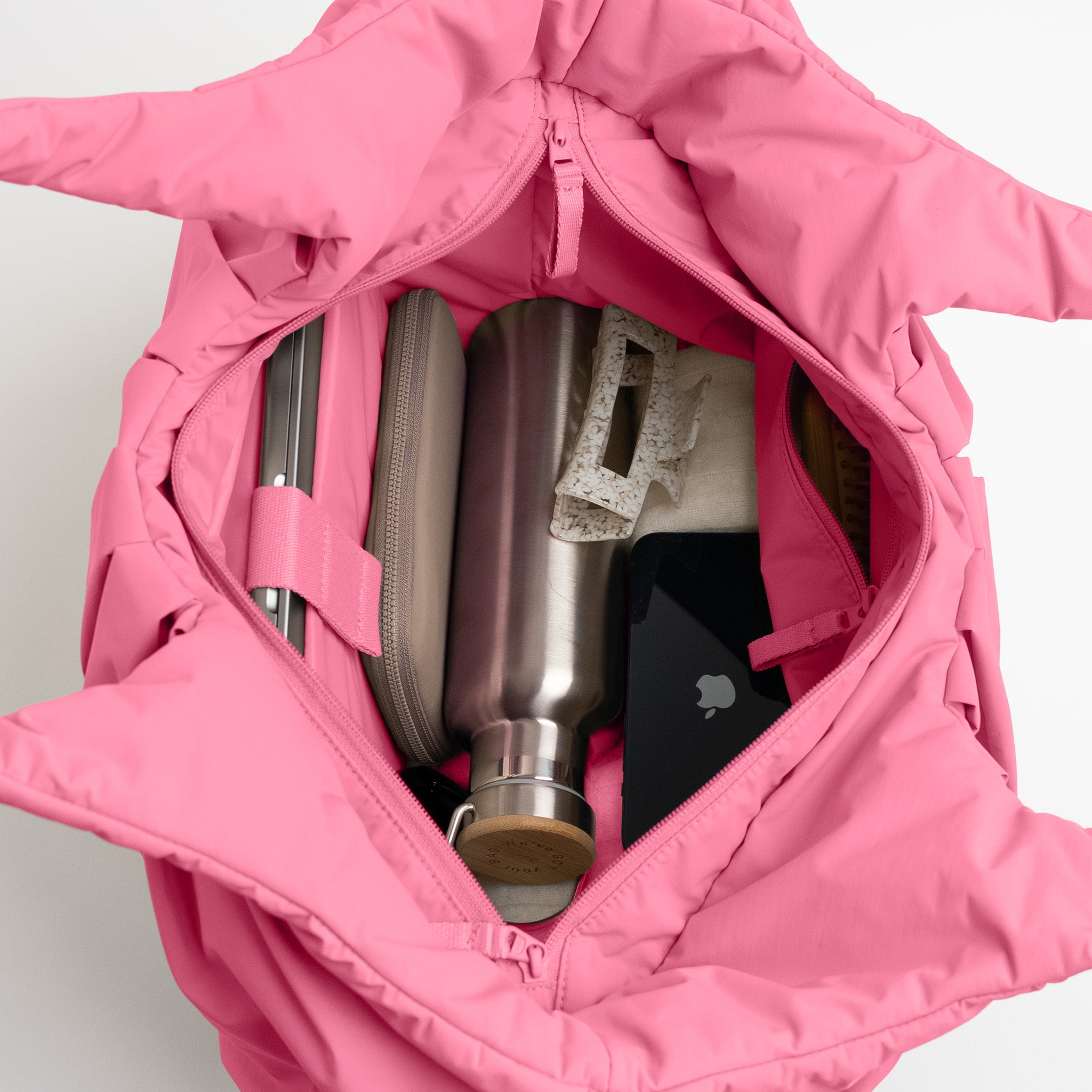 GOT BAG Pleat Tote Bag Salina Pink