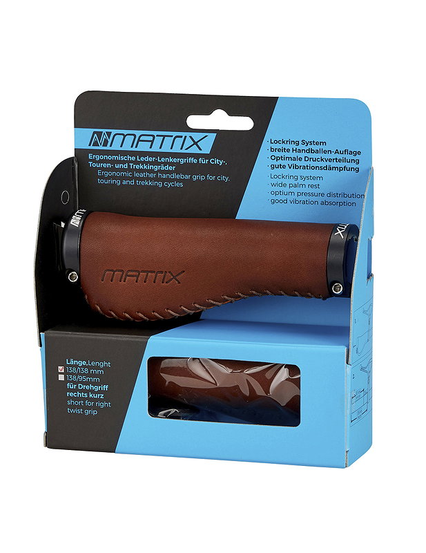MATRIX Lenkergriff G2 Leder braun 138/138 mm