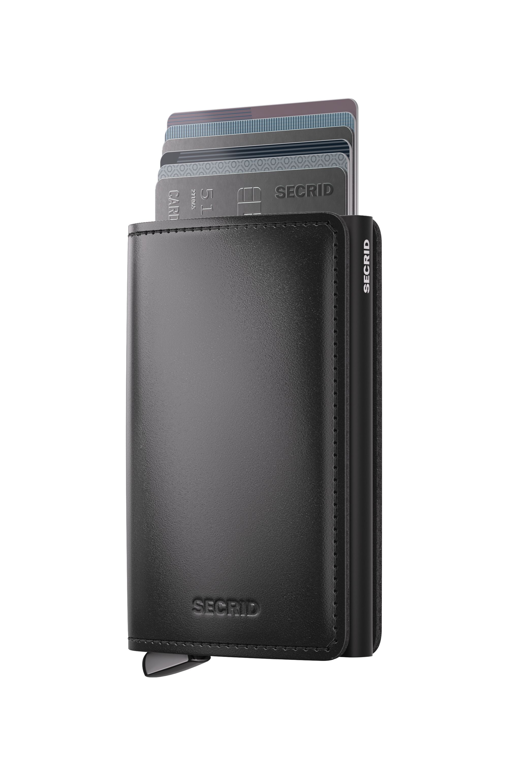 Secrid Slimwallet Dusk Black+ – mit Karten