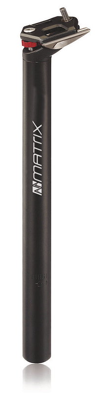MATRIX Patentsattelstütze SP23 Alu 31,6 mm schwarz-matt 400 mm