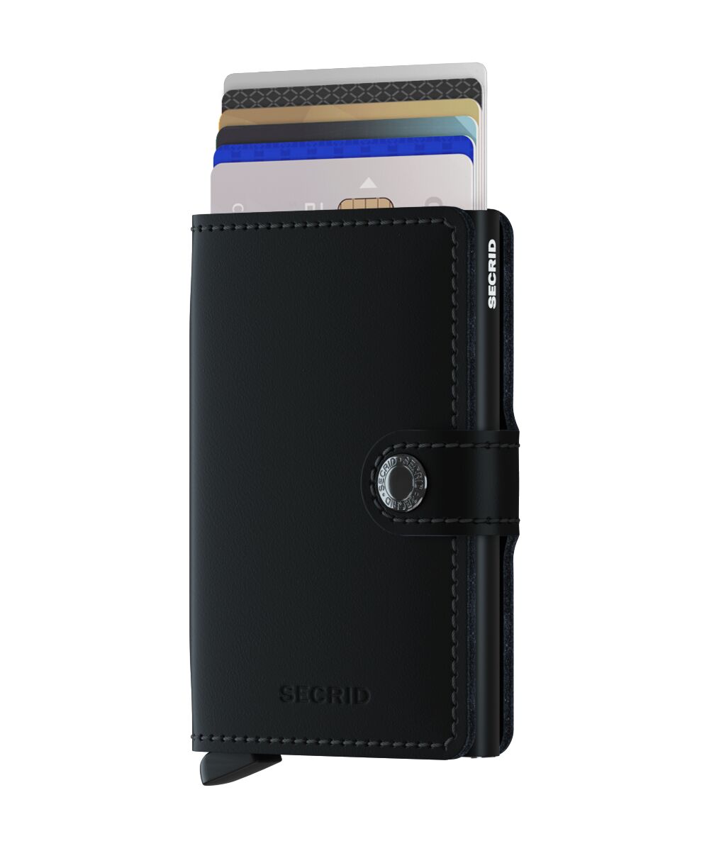 Secrid Miniwallet Matte Black – mit Karten