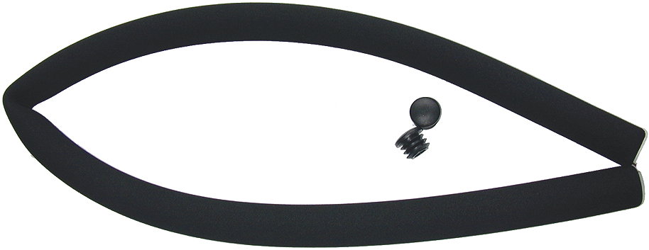 ergotec Lenker°berzug Milano schwarz 1000 mm