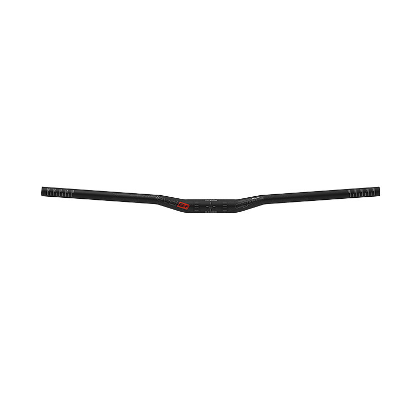 ergotec MTB Lenker Riser Low 780 mm schwarz sand. 12°/5° 15 mm 31,8 mm
