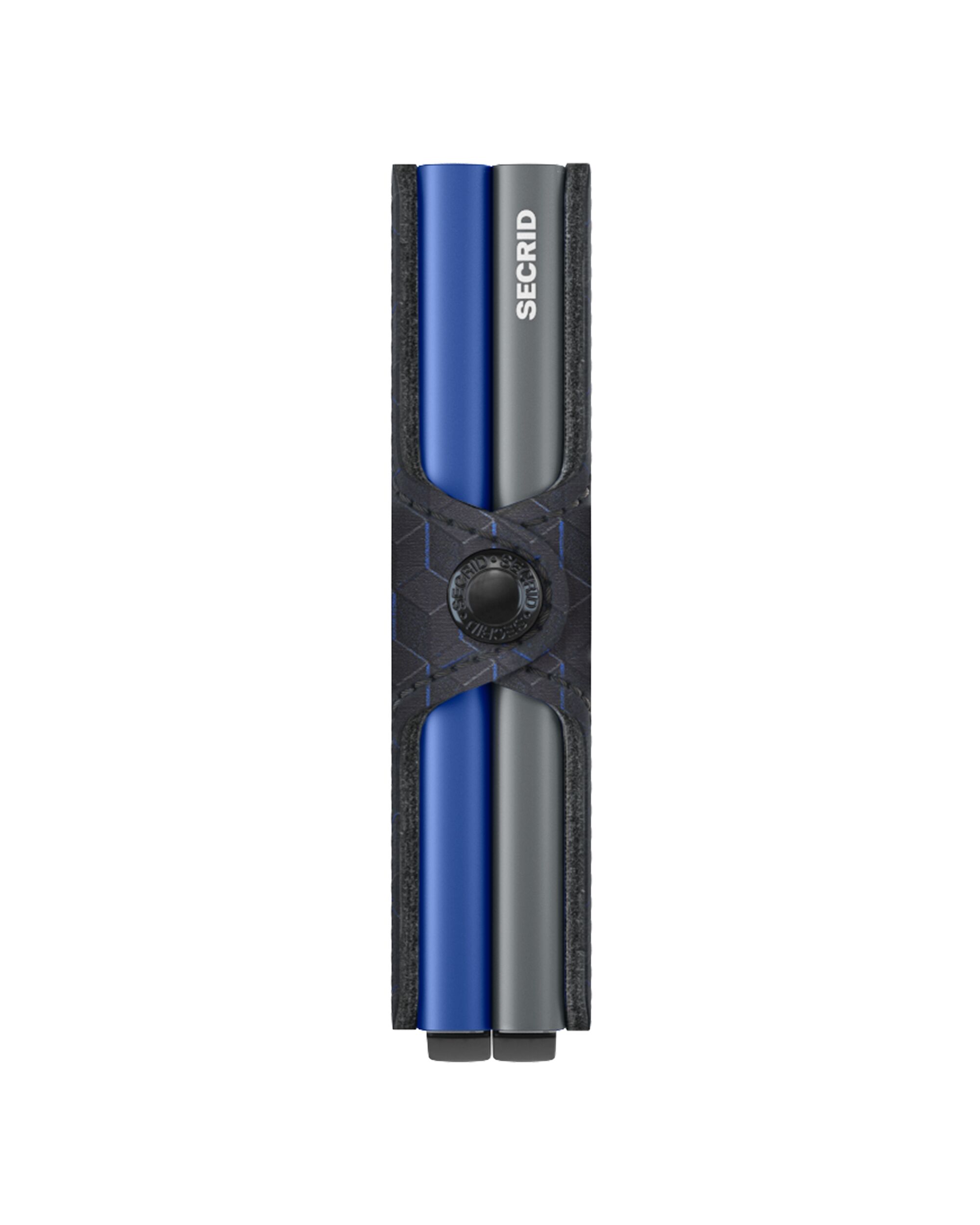 Secrid Twinwallet Optical Titanium-Blue – Seitenansicht
