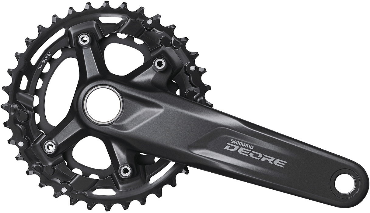 Shimano Kettenradgarnitur Deore FCM5100 2-PIECE 36x26 Zähne schwarz 175 mm EFCM51002EX66