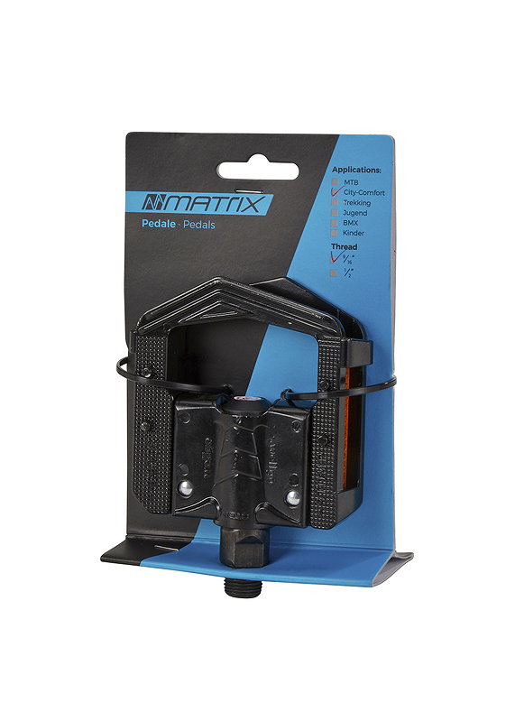 MATRIX Falt Pedal PE74 schwarz EVP