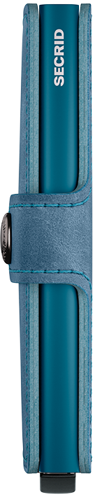 Secrid Miniwallet Vintage Teal – Seitenansicht