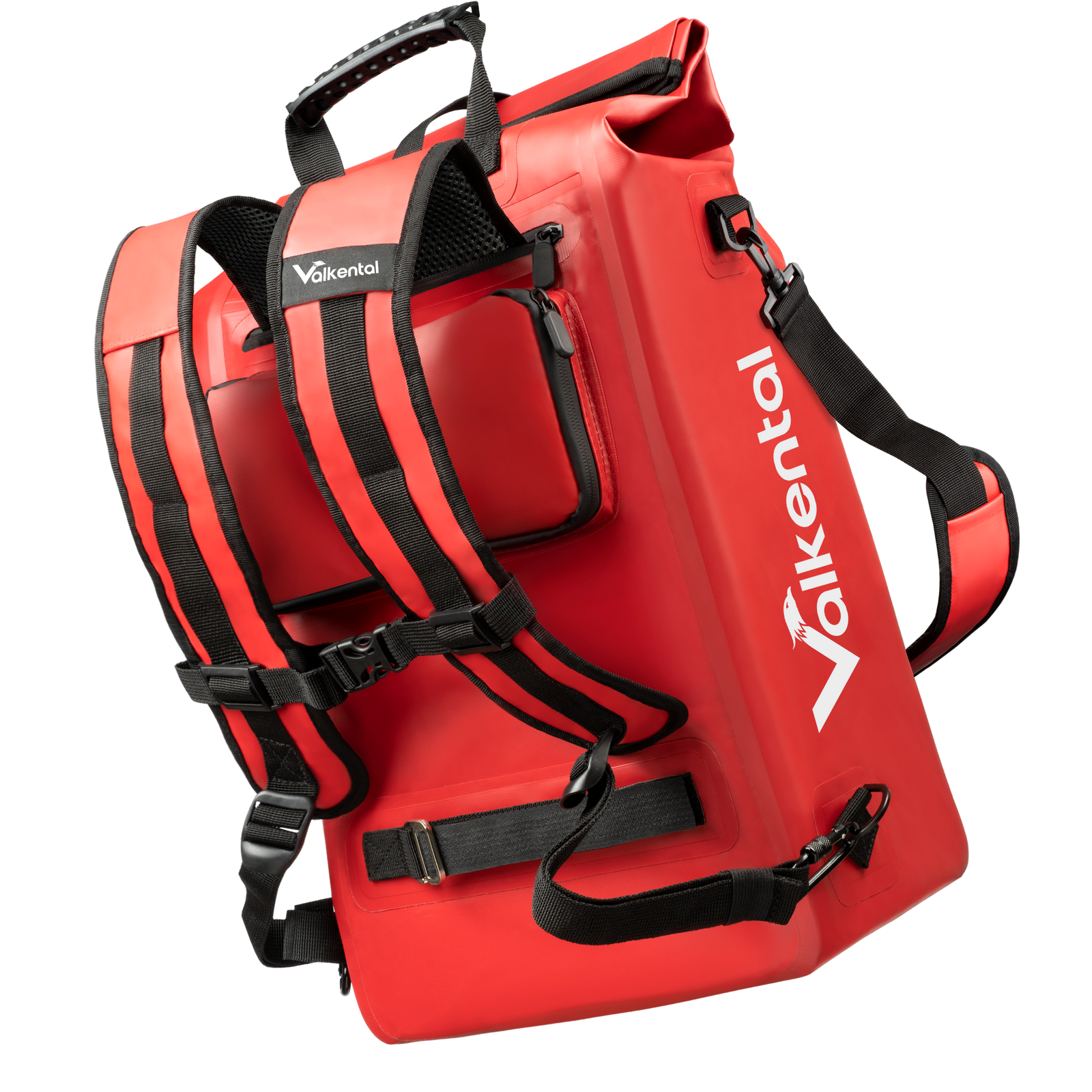 ValkOne 3in1 Fahrradtasche - perfekt für deinen Alltag! – Red