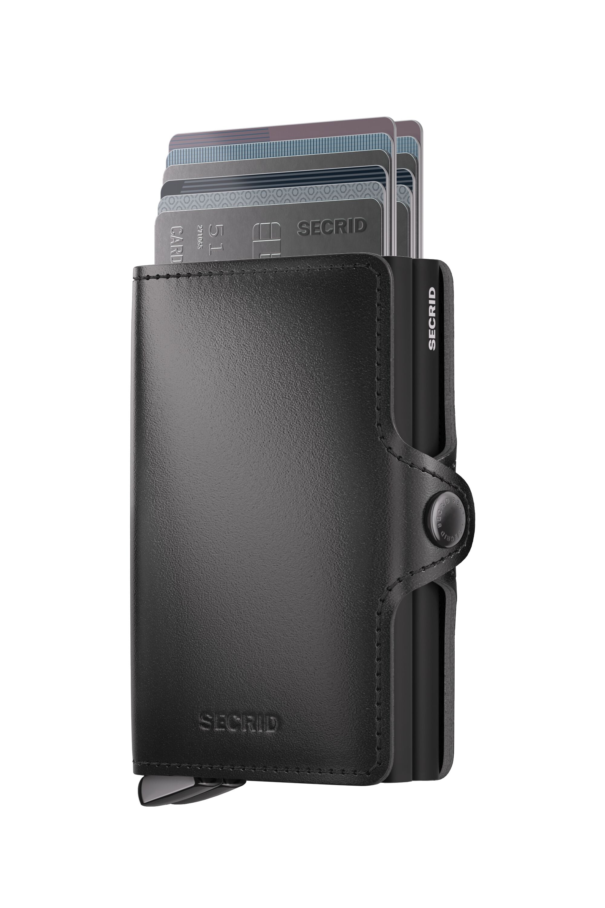 Secrid Twinwallet Dusk Black+ – mit Karten