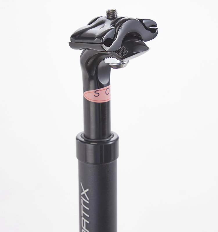 MATRIX Federsattelstütze SP18 bis ca. 70 kg 27,2 mm schwarz 350 mm