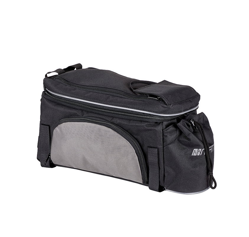 MATRIX Gepäckträgertasche schwarz/silber