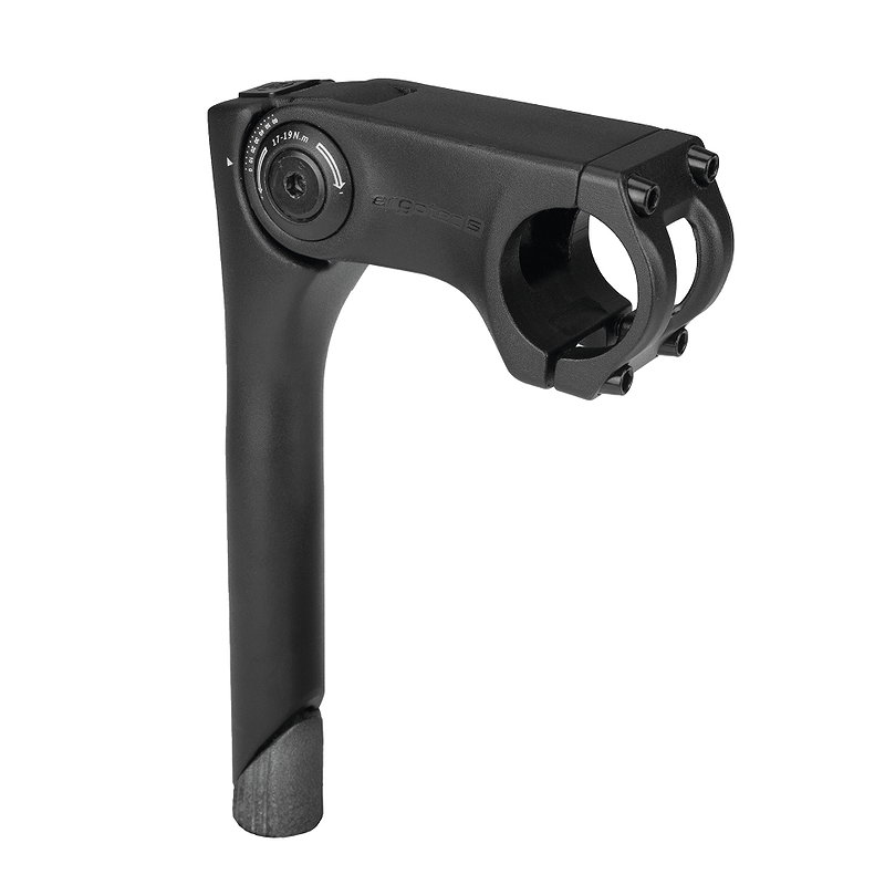 ergotec Vorbau Sepia XL 90 mm schwarz sand. 31,8 mm 25,4 mm 0- +60°