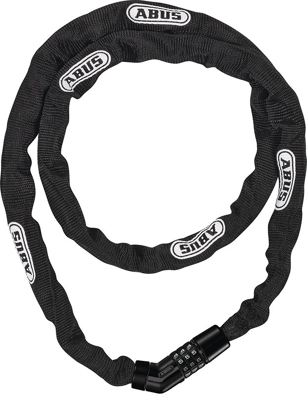 ABUS Zahlen-Kettenschloss Steel-O-Chain 4804C/75 BK 4 mm schwarz 75 cm