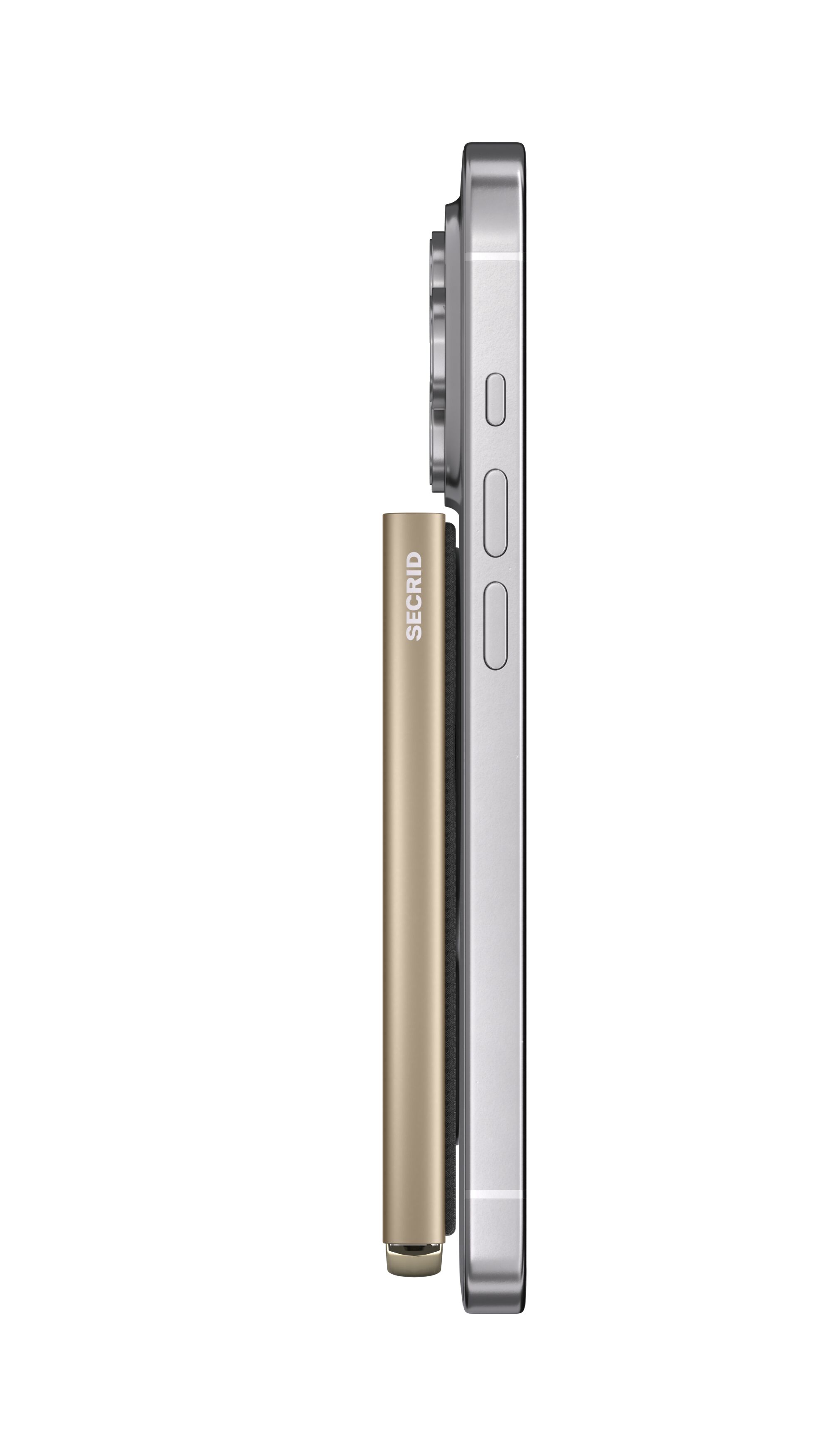 Secrid Cardprotector Fluted for Magsafe Cashmere+ – am Smartphone