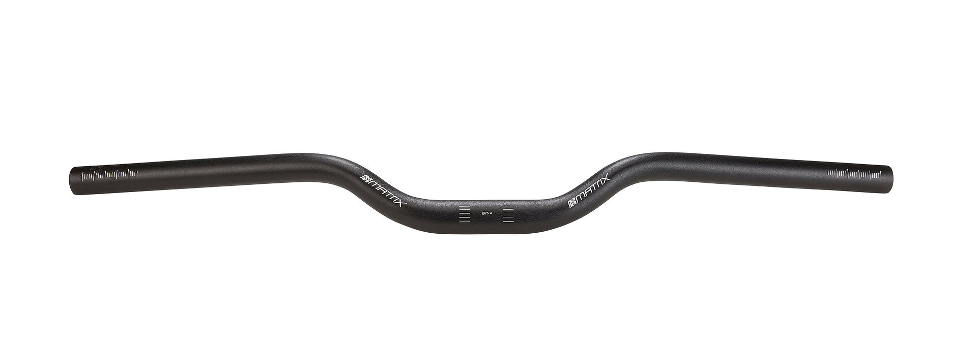 MATRIX MTB Lenker Riser HB2 620 mm schwarz-matt 10° 40 mm 25,4 mm