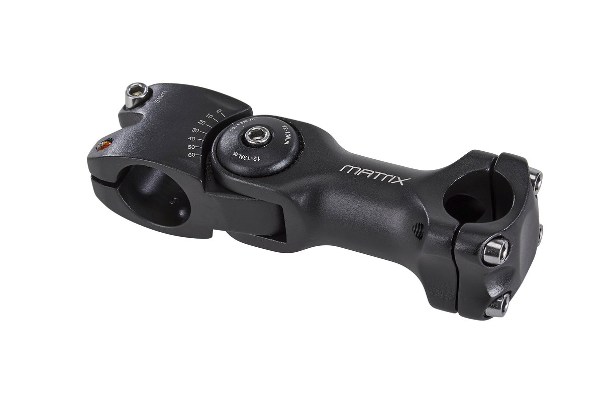 MATRIX Ahead-Vorbau ST10 Alu 110 mm schwarz-matt 25,4 mm 1 1/8" 0- +60°