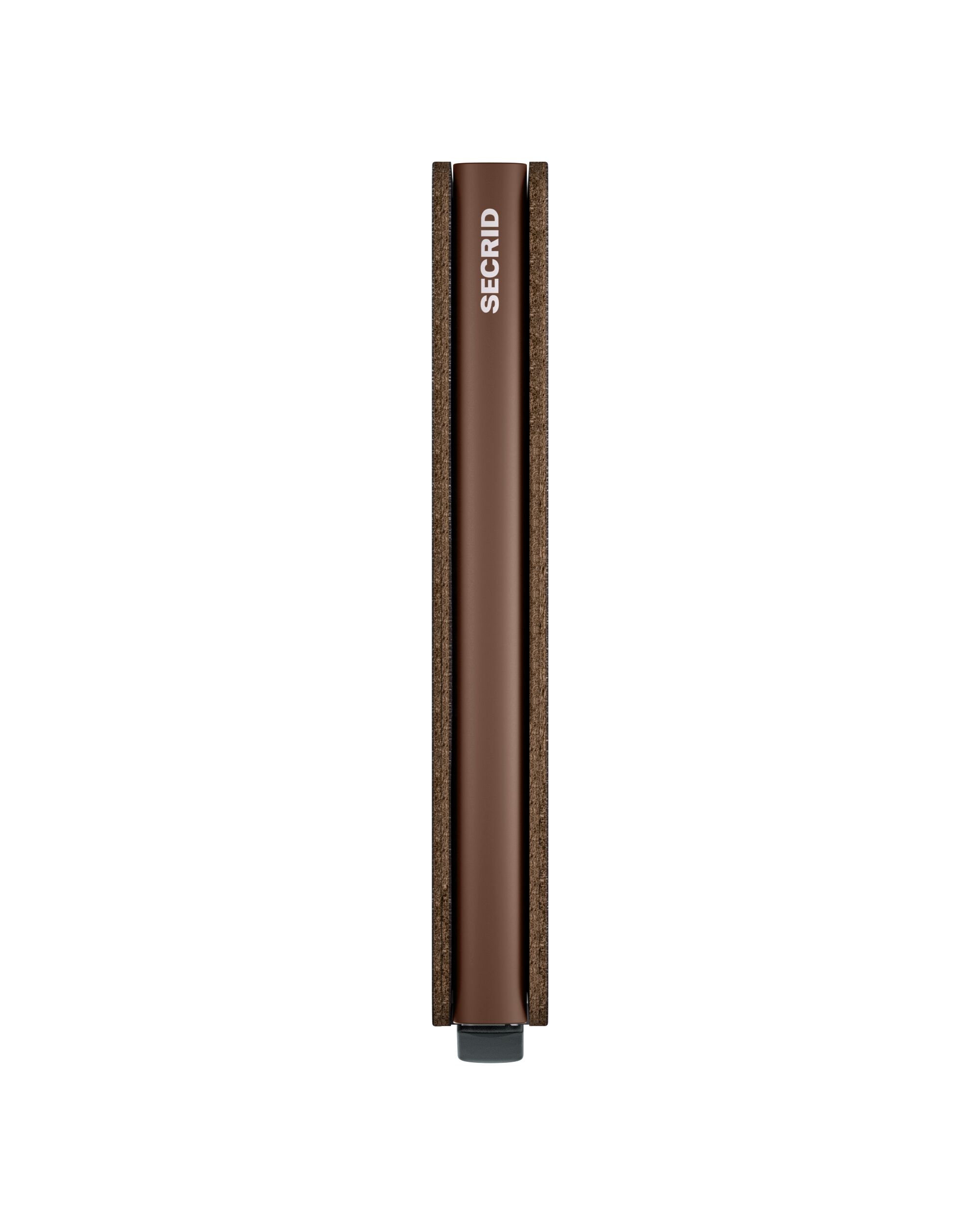 Secrid Slimwallet Original Chocolate – Seitenansicht
