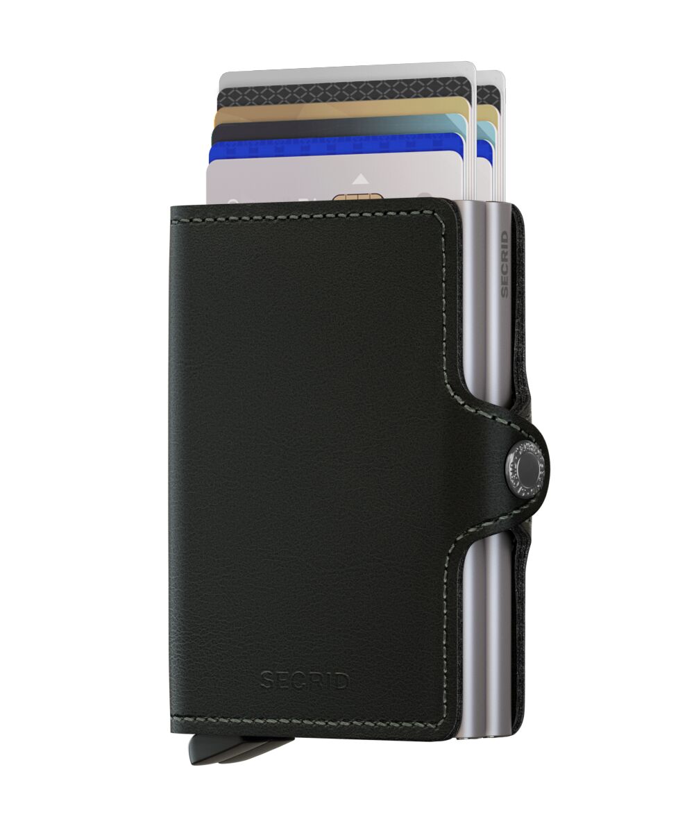 Secrid Twinwallet Original Black – mit Karten