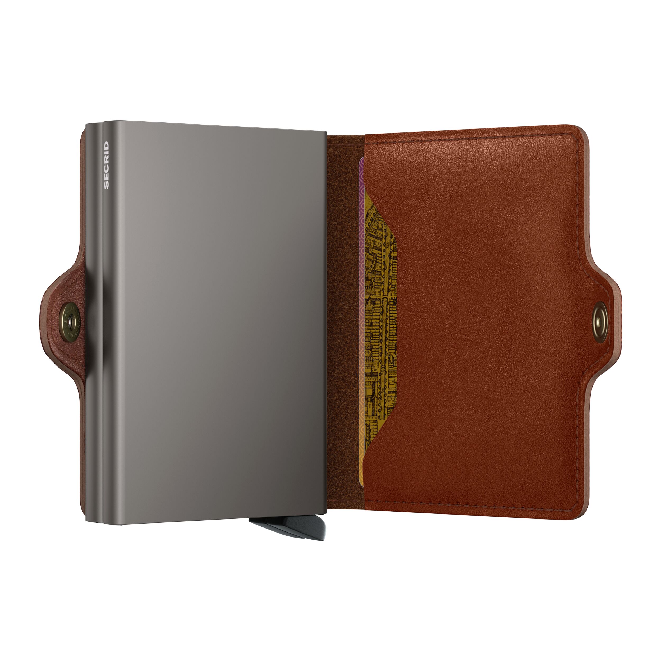 Secrid Twinwallet Texano Saddle – Schrägansicht