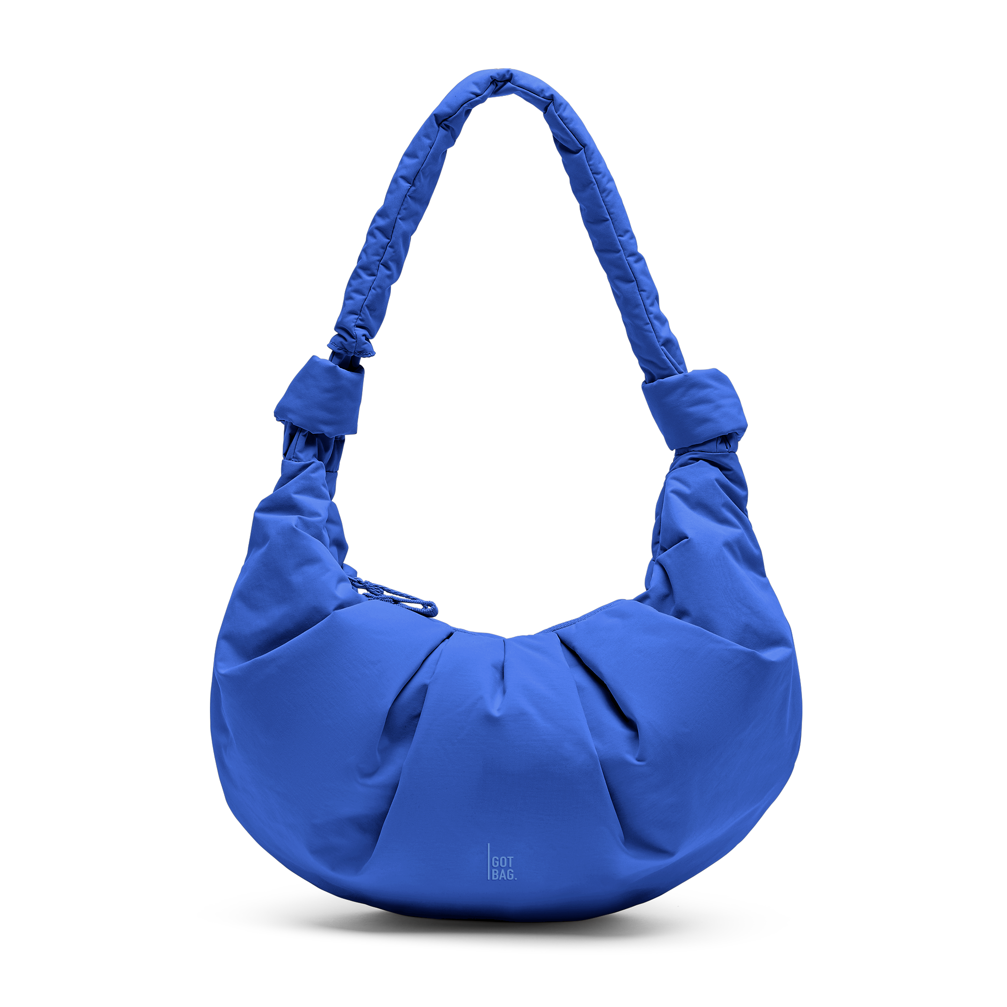 GOT BAG Pleat Moon Bag Large Cobalt