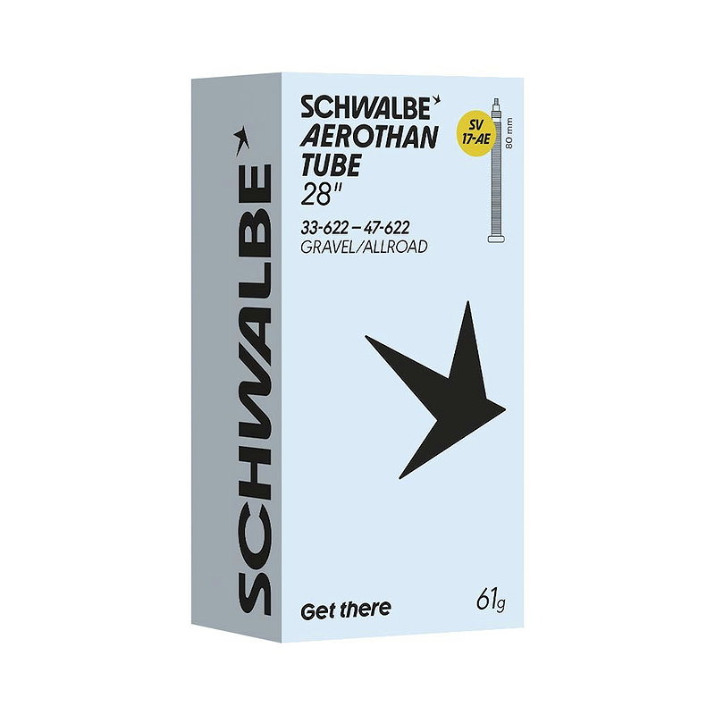 Schwalbe Fahrradschlauch Aerothan 28" SV17-AE 80 mm 33/47-622