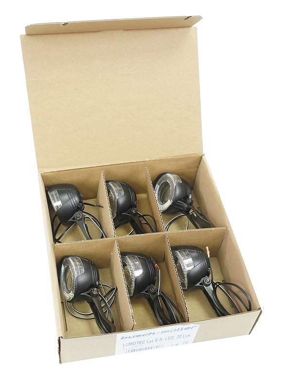 B&M Dynamo-Scheinwerfer Lumotec Lyt B N schwarz 20 Lux 1781N Werkstattverpackung